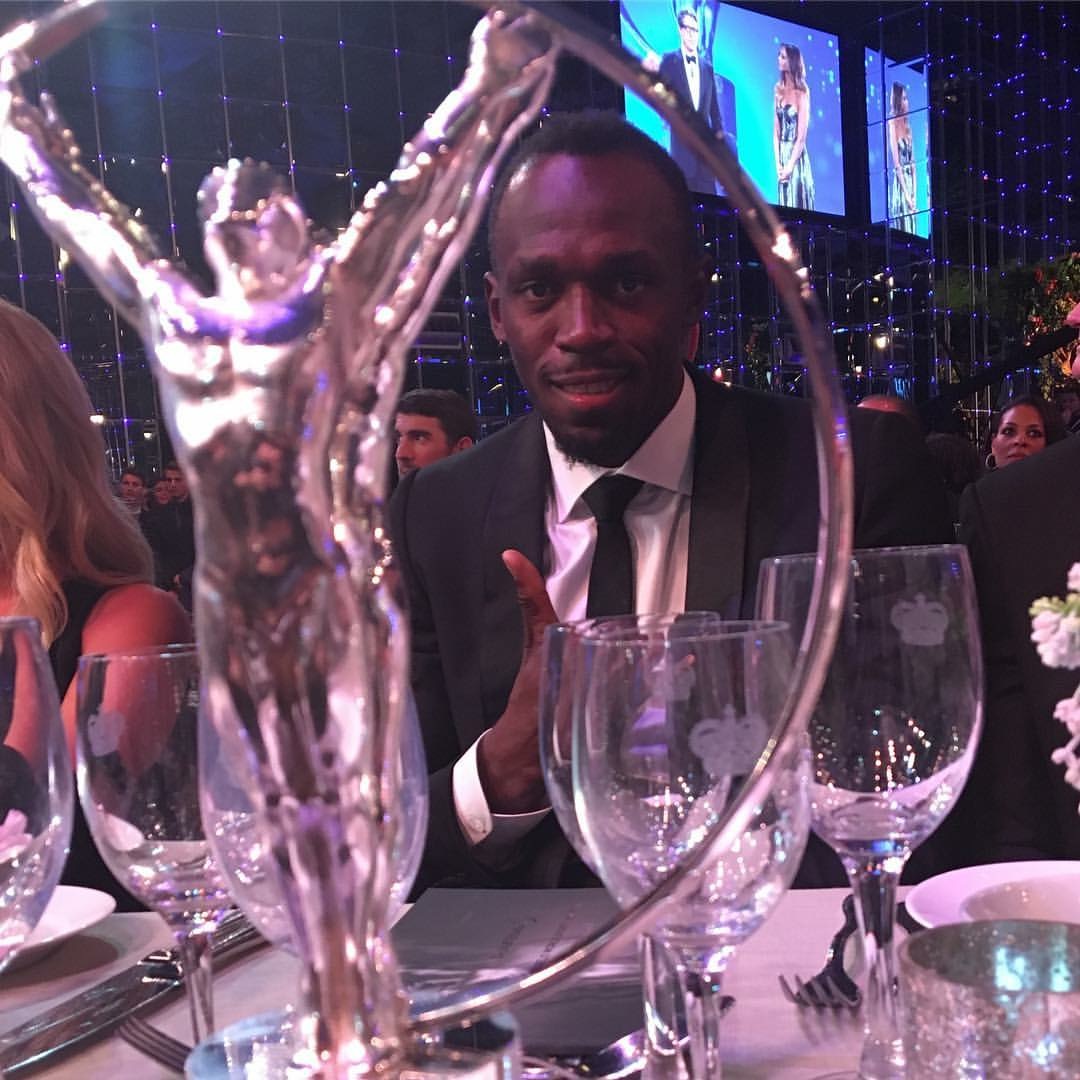 Usain is the Laureus Sportsman of the Year PACE Sports Management